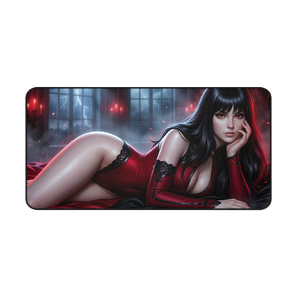 Vampirella Mouse Pad, Gothic Desk Mat, XXL Gaming Pad