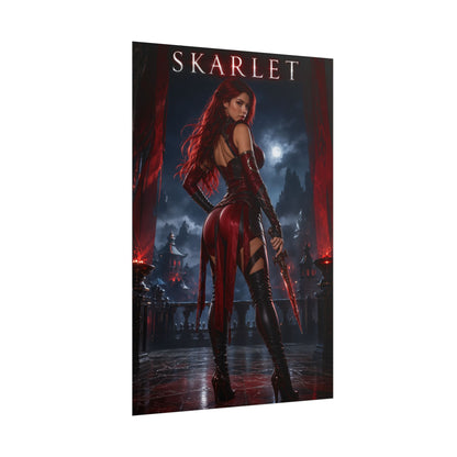 Skarlet Mortal Kombat Poster MK Gaming Wall Art Print Decor