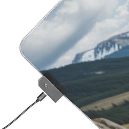 Килимок для столу Mikasa Ackerman – світлодіодний RGB-підсвітлювальний килимок, ігрова конфігурація для дівчат з аніме Waifu