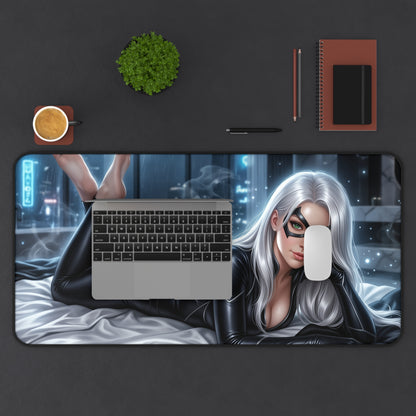 Marvel Mouse Pad, Black Cat Desk Mat, Large Gaming Pad