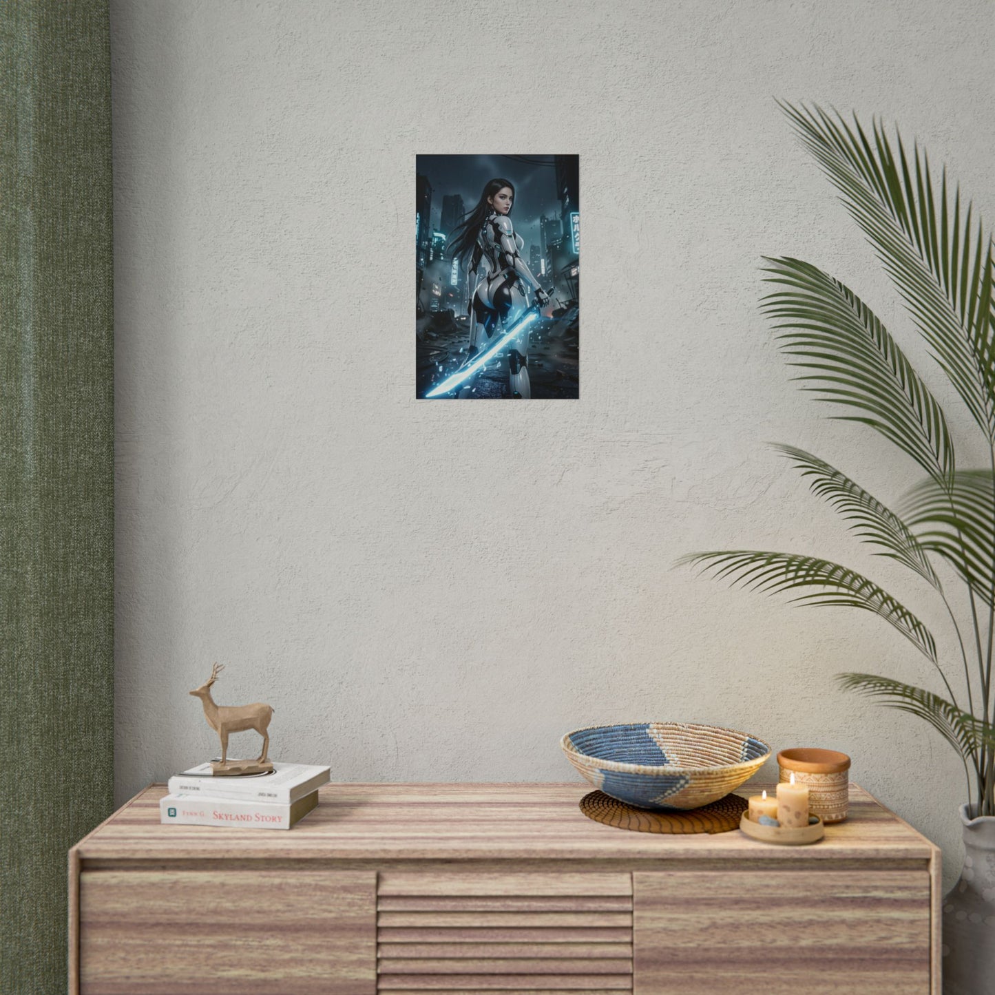 EVE Stellar Blade Gaming Poster, Sci Fi Character Wall Art, Futuristic Woman Print, Gamer Room Decor, Game Gift