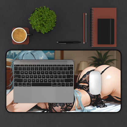 Rei Ayanami Gaming Mouse Pad, Evangelion Desk Mat, Anime Mecha Girl Setup