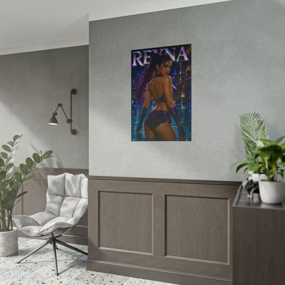 Reyna Character Poster Valorant Gamer Gift Gaming Setup Wall Decor Print
