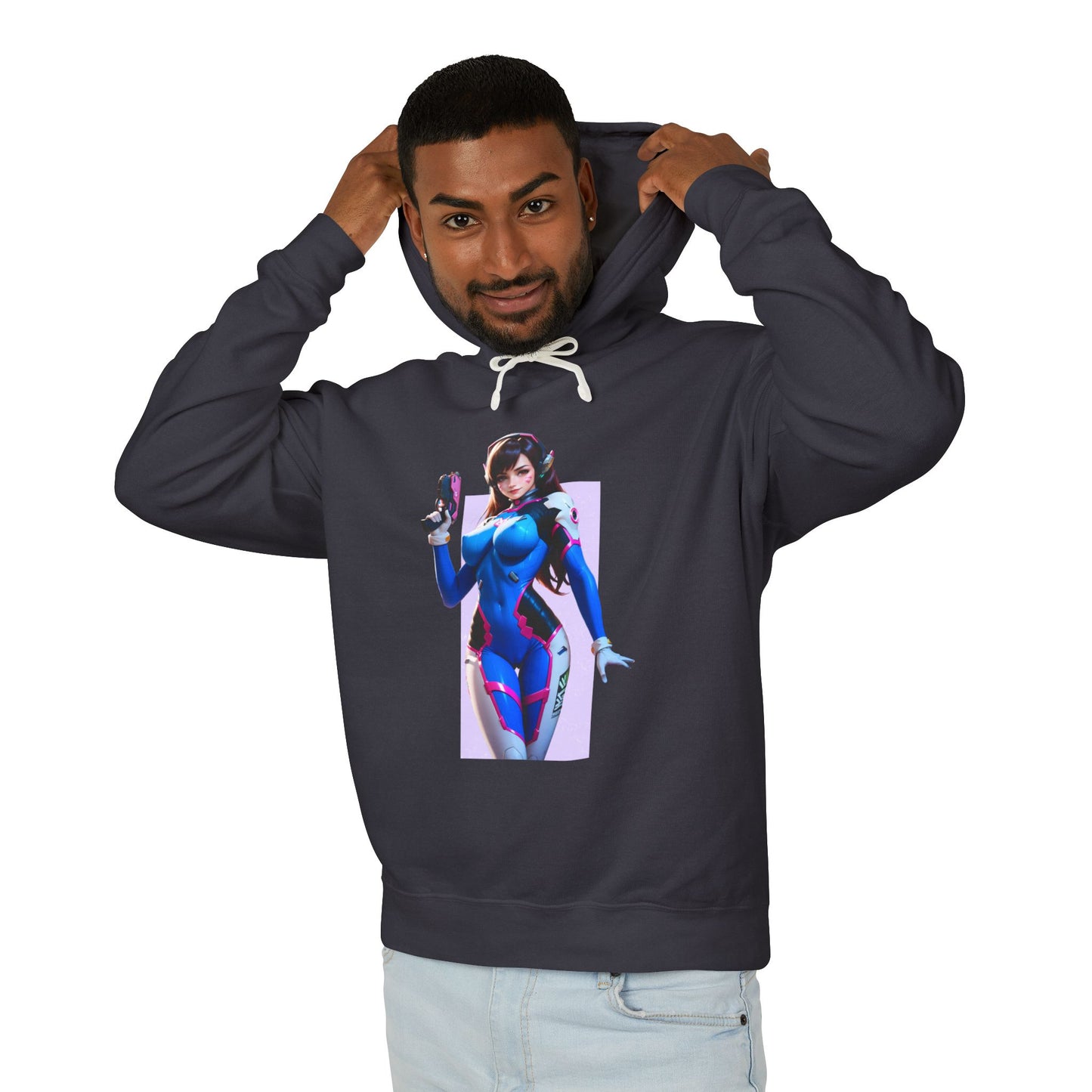 D.Va Hoodie | Overwatch Gamer Hoodie | Anime Mecha Girl Pullover