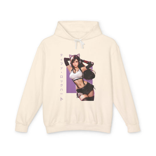 Tifa Lockhart Hoodie | Anime Fighter Hoodie | Fantasy Martial Arts Pullover