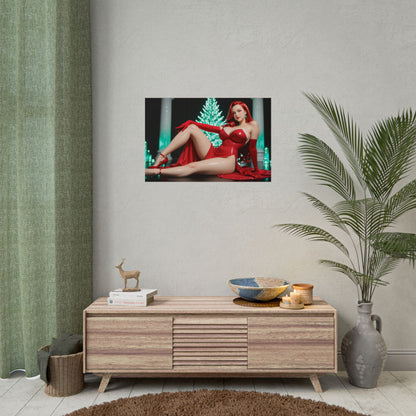 Animiertes Waifu-Poster | Jessica Rabbit Wandbild für Otaku-Glamour-Dekor