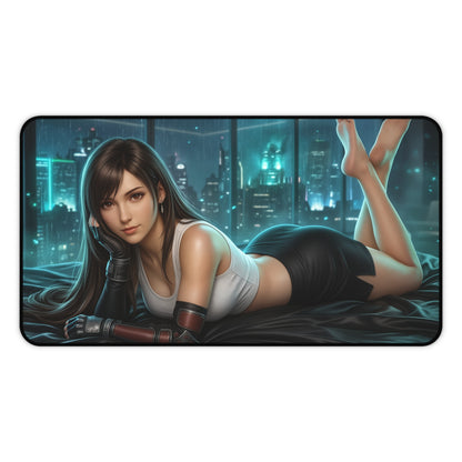 Final Fantasy Mouse Pad, Tifa Desk Mat, Anime Decor XXL