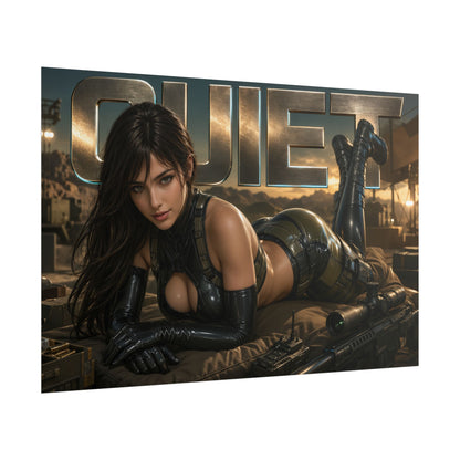 Quiet Metal Gear Poster Gaming Wall Art Gamer Room Decor Collectible Print