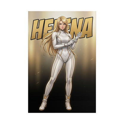 Helena Douglas Tekken Poster, Tekken Wall Art Print, Fighting Game Woman Decor, Gamer Room Wall Art, Gift