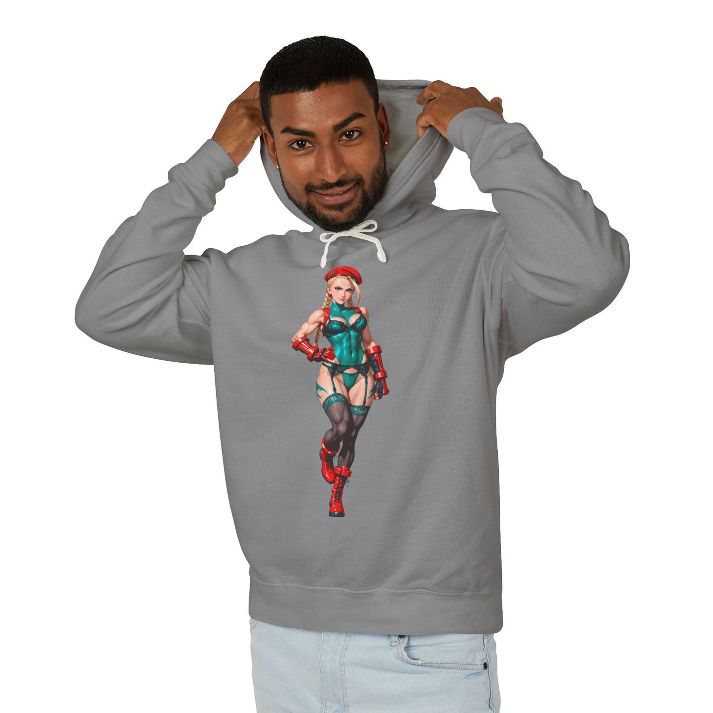 Cammy White Hoodie | Street Fighter Gamer Hoodie | Anime Waifu Grafik-Pullover