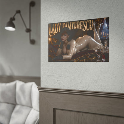 Lady Dimitrescu Resident Evil Poster Gaming Wall Art Gamer Room Decor Art Print