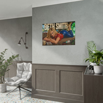 Beth Smith Character Poster Rick and Morty Wall Decor Collectible Art Print