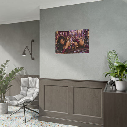 Mileena Character Poster Mortal Kombat Gamer Room Wall Art Collectible Decor
