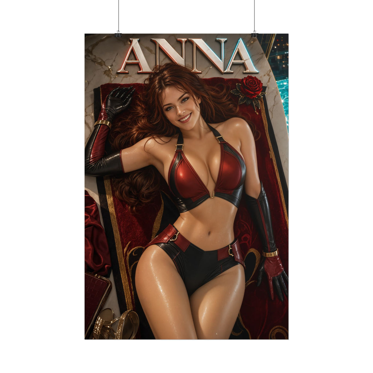Fantasy Wall Art Anna Frozen Poster Room Decor Collector Gift Art Print