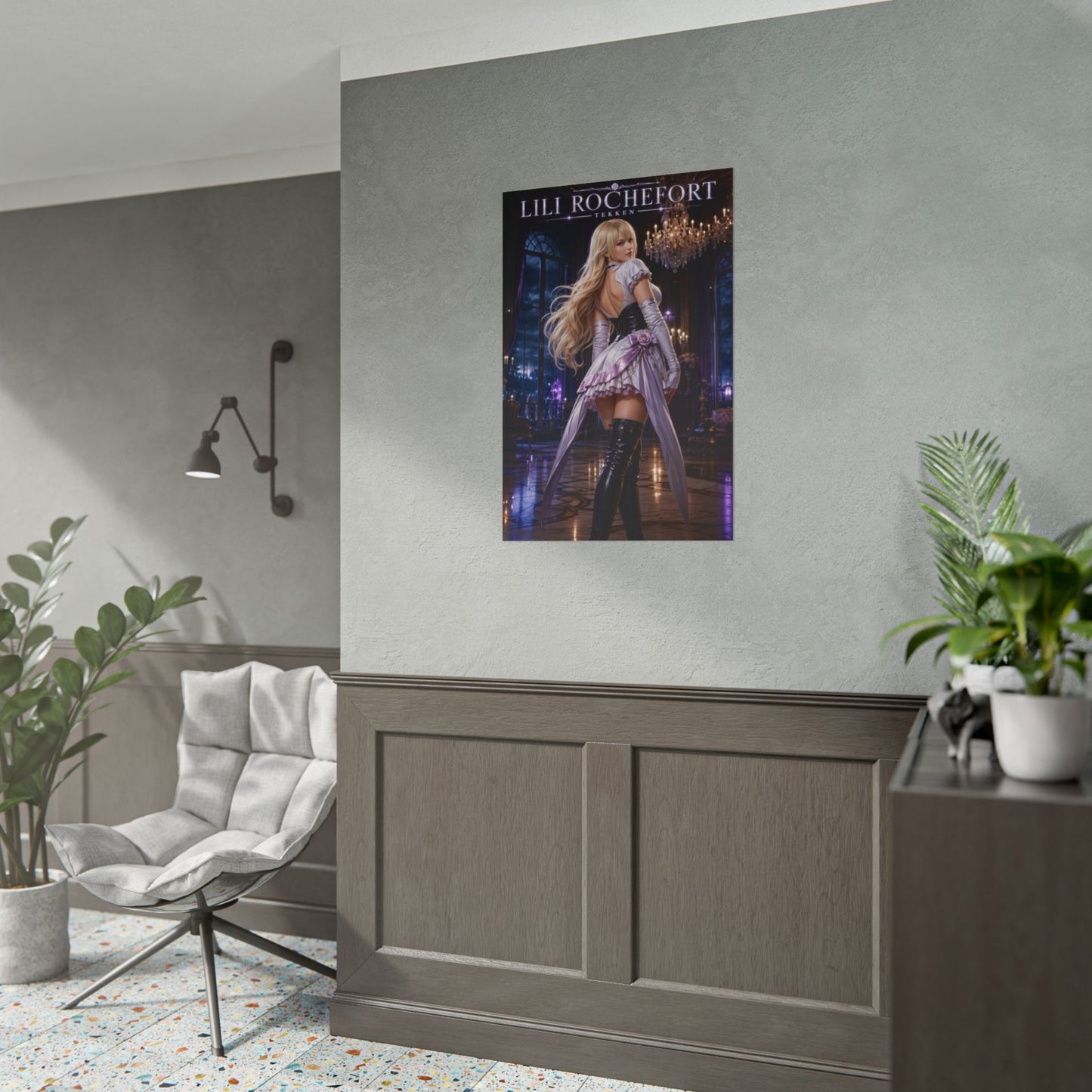Lili Rochefort Poster, Tekken Wall Art, Gaming Print, Pin Up Decor