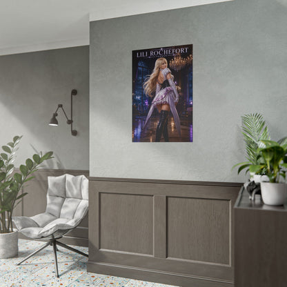 Lili Rochefort Poster, Tekken Wall Art, Gaming Print, Pin Up Decor