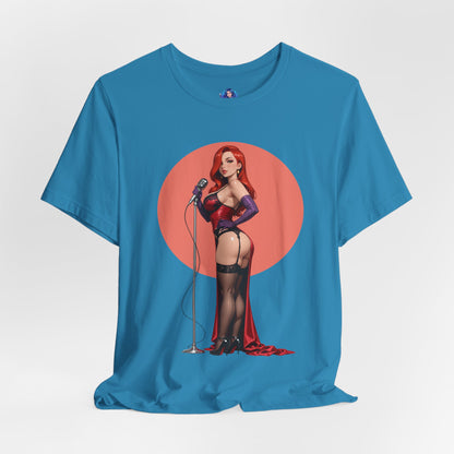 Jessica Rabbit T-Shirt | Kultiges Cartoon-Diva-Shirt für Fans &amp; Sammler | Glamouröses Waifu-Shirt