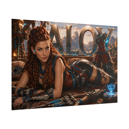 Aloy Character Poster Horizon Gamer Room Wall Art Collectible Decor