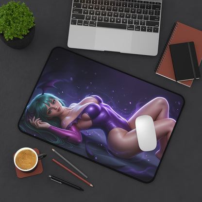 Darkstalkers Mouse Pad, Morrigan Desk Mat, Gamer Gift XXL