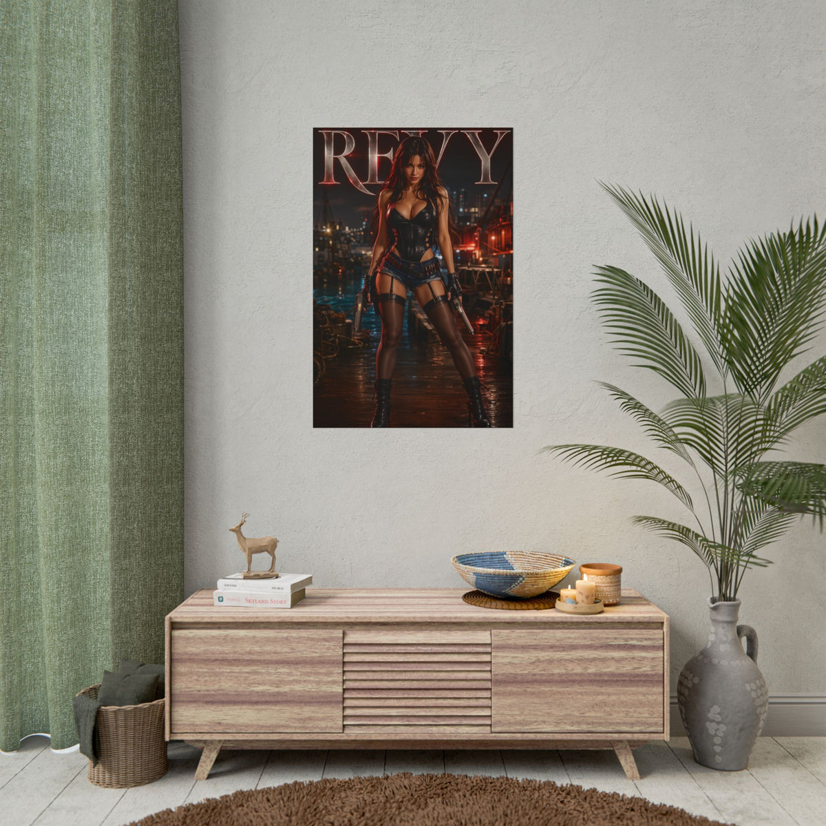 Anime Wall Art Revy Black Lagoon Poster Otaku Room Decor Collector Gift Print