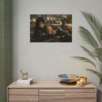 Quiet Metal Gear Poster Gaming Wall Art Gamer Room Decor Collectible Print
