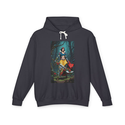 Cyber Snow White Hoodie | Futuristic Princess Hoodie | Anime Sci-Fi Pullover
