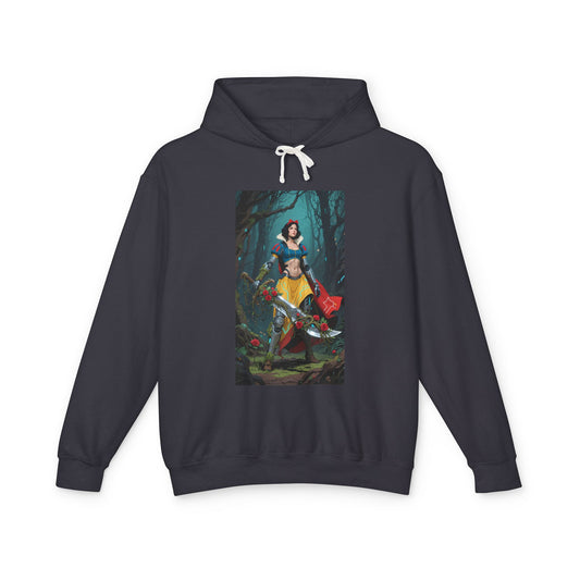 Cyber Snow White Hoodie | Futuristic Princess Hoodie | Anime Sci-Fi Pullover