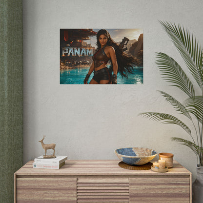 Panam Palmer Character Poster Cyberpunk Gaming Setup Wall Decor Collector Print