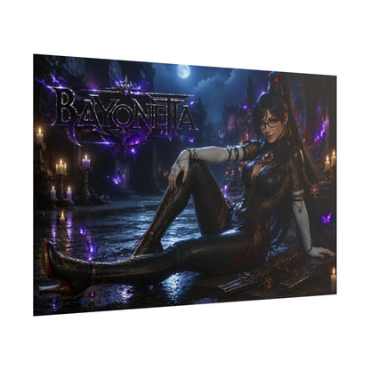 Bayonetta Character Poster Gaming Setup Wall Decor Collector Print