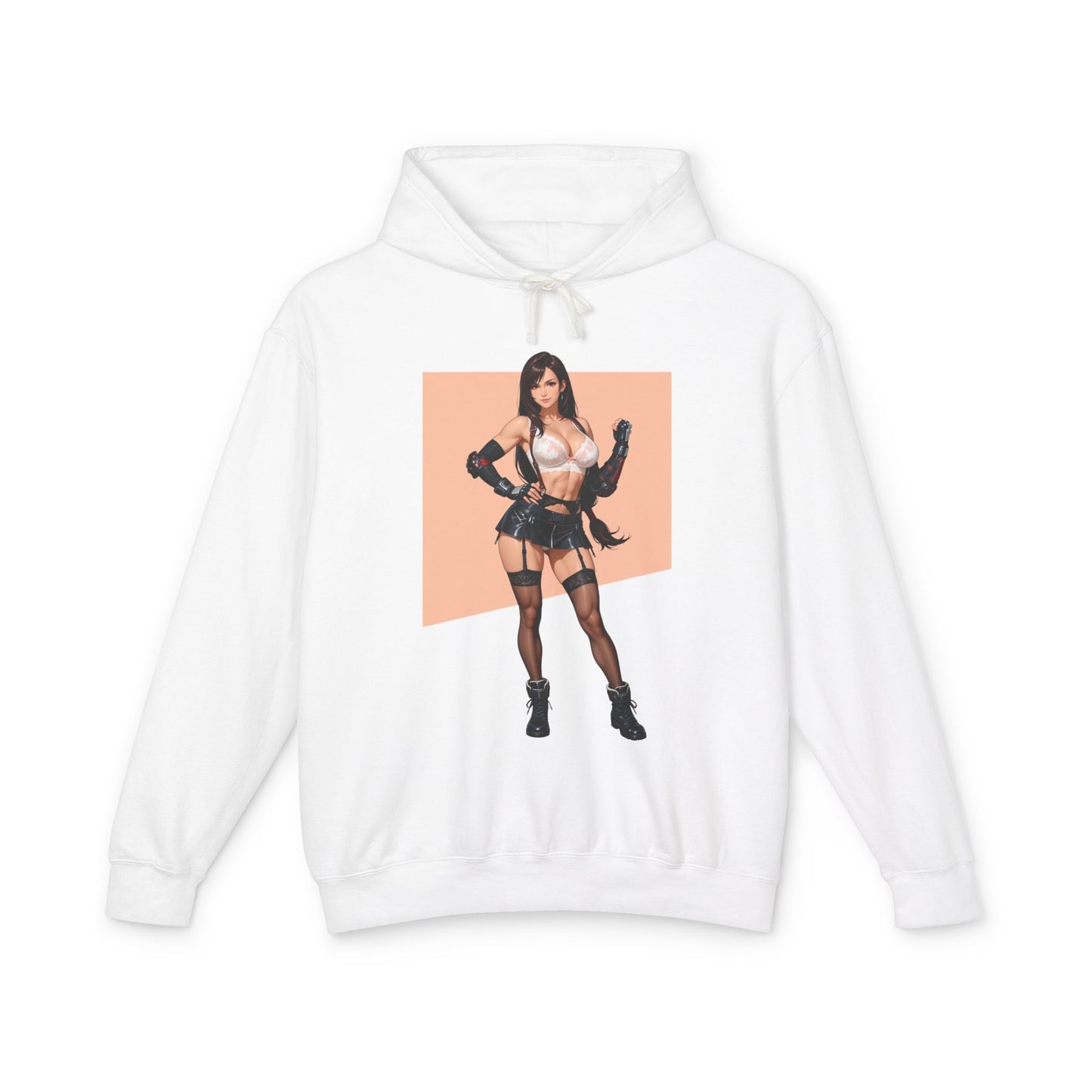 Худі з Тіфою Локхарт | Худі з аніме-героїнею | Елегантний фентезійний пуловер