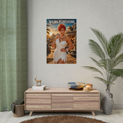 Wilma Flintstone The Flintstones Poster Cartoon Wall Art Print