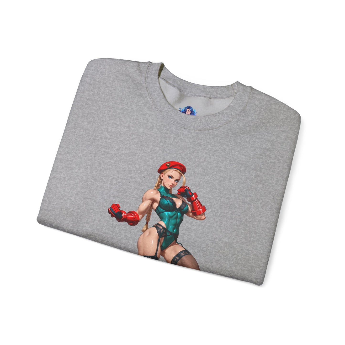 Біла толстовка Cammy, чохол Street Fighter Crewneck, ігровий одяг для бійців та фанатів