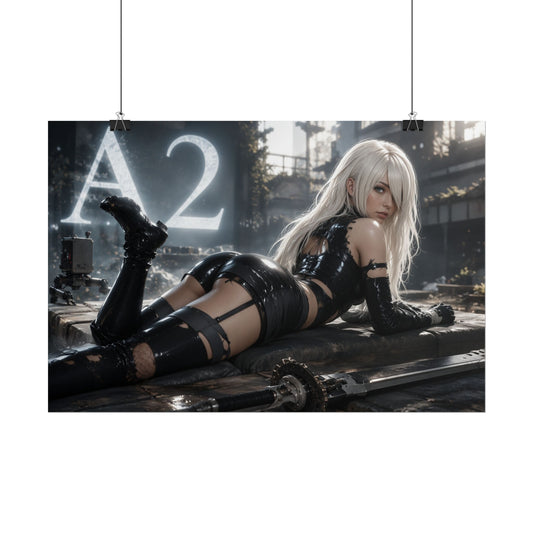 Gaming Wall Art A2 NieR Poster Game Room Decor Gamer Gift Print Wall Decor