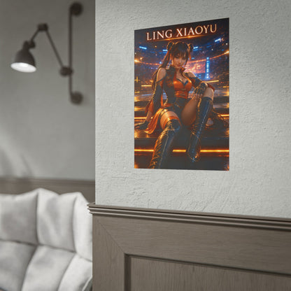 Ling Xiaoyu Tekken Poster Fighting Game Wall Art Print Decor