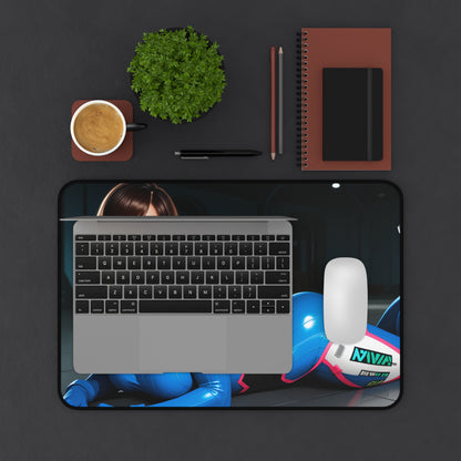 D.Va-Schreibtischunterlage, Overwatch-Heldin-Mauspad, Schreibtisch-Setup für Gamerinnen