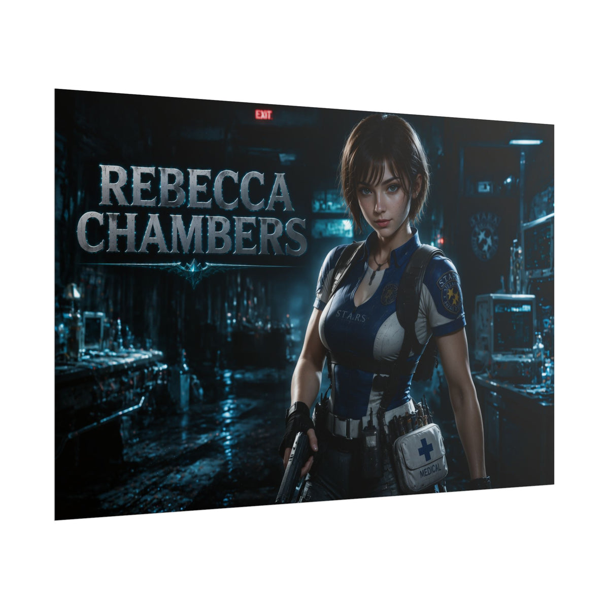 Gaming Wall Art Rebecca Chambers Poster Game Room Decor Gamer Gift Art Print