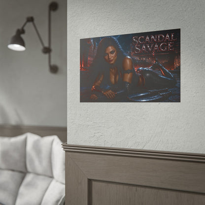 Scandal Savage Character Poster Comic Style Wall Decor Bedroom Collector Gift