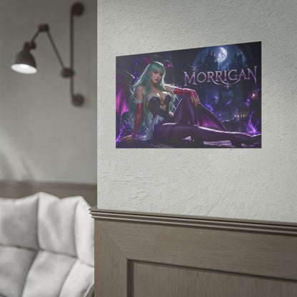 Morrigan Aensland Darkstalkers Poster Wall Art Character Room Decor Collectible