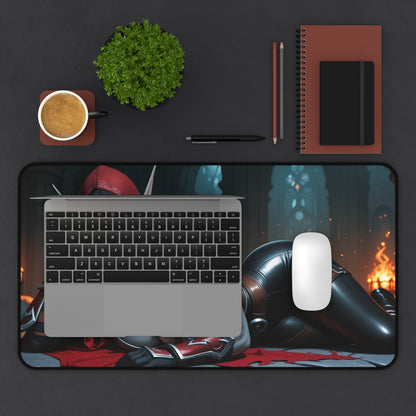 Килимок для столу Sylvanas Windrunner, килимок для миші з фентезійною ельфійкою-героїнею, налаштування темного ігрового столу