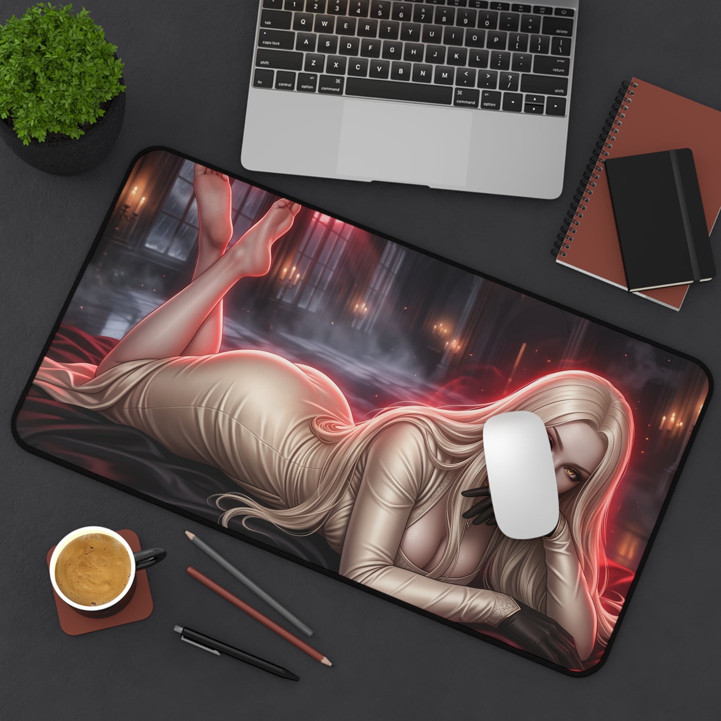 Resident Evil Mouse Pad, Lady Dimitrescu Desk Mat, XXL