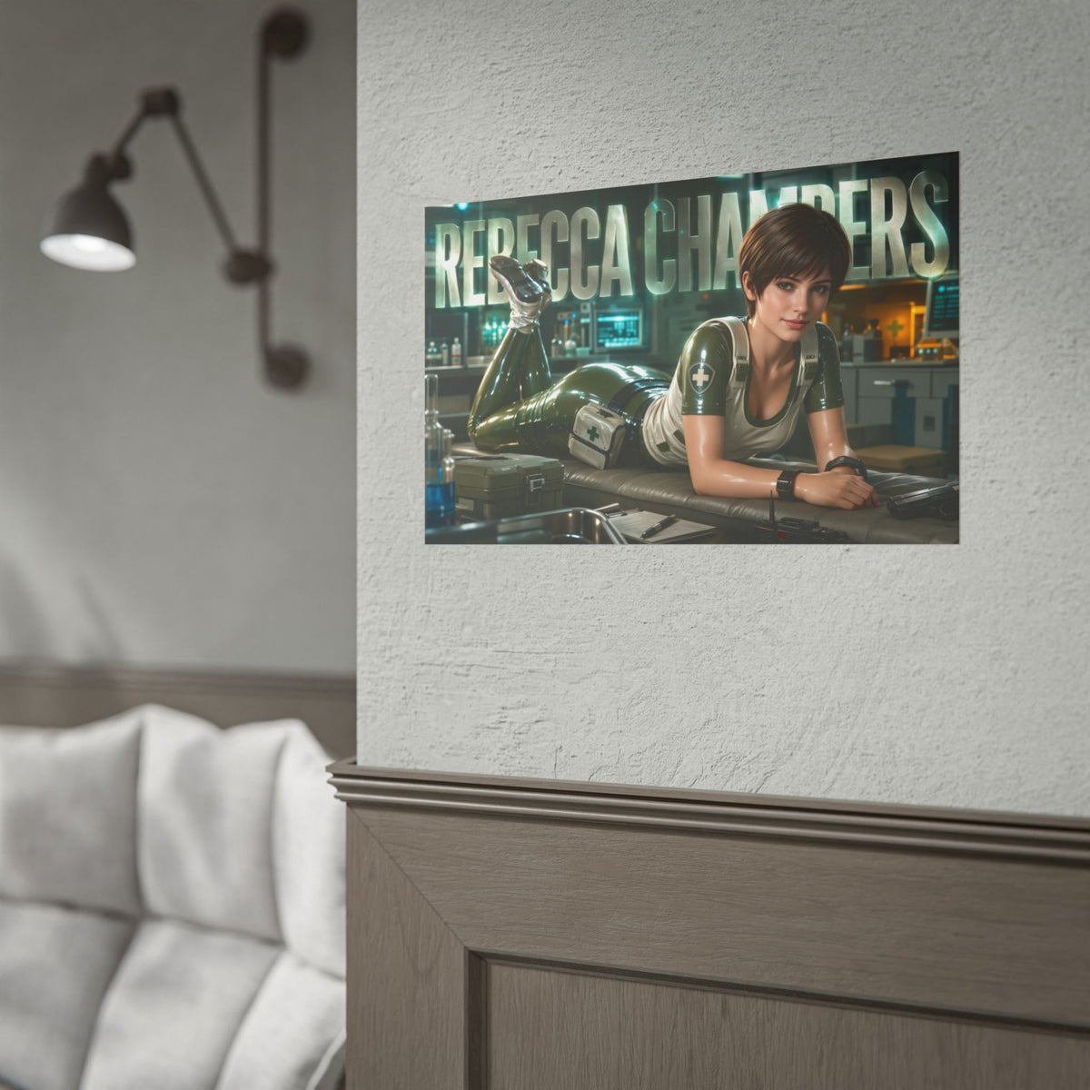 Rebecca Chambers Resident Evil Poster Gaming Wall Art Gamer Room Decor Art Print