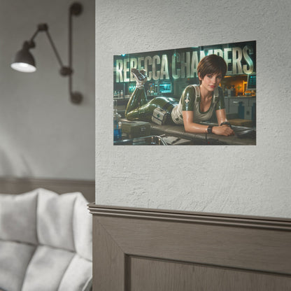 Rebecca Chambers Resident Evil Poster Gaming Wall Art Gamer Room Decor Art Print