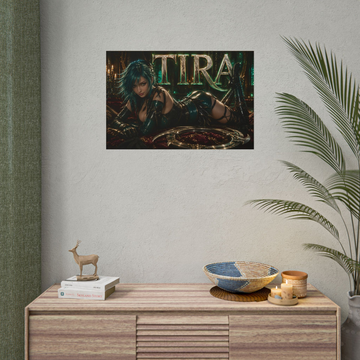 Gaming Wall Art Tira Soulcalibur Poster Game Room Decor Gamer Gift Print