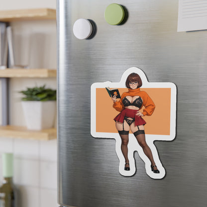 Velma-Magnet – Scooby-Doo-Anime-Mädchen-Kühlschrankmagnet, süße Nerd-Deko