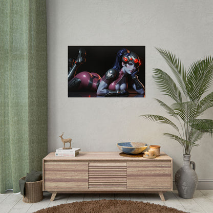 Аніме-постер "Вдова-вдівець" | Настінне мистецтво Вайфу для ігрової конфігурації або кімнати отаку