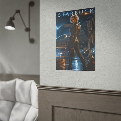 Kara Starbuck Thrace Battlestar Galactica Wall Art Poster Print