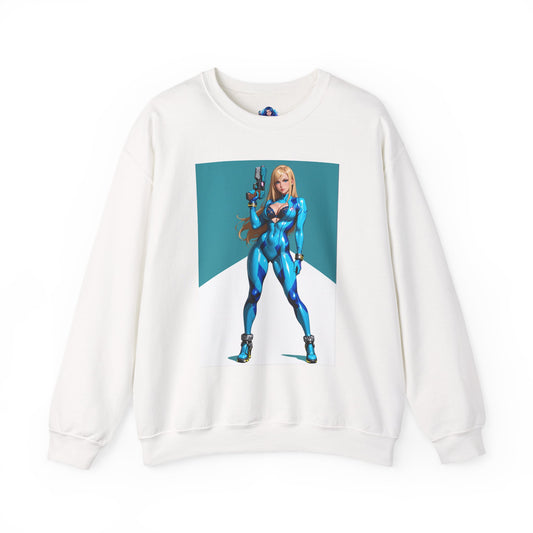 Samus Aran Sweatshirt, Sci-Fi-Heldinnen-Pullover, Gaming-Bekleidung für Fans und Sammler