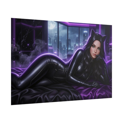 Catwoman Poster, DC Comics Wall Art, Superhero Print, Room Decor