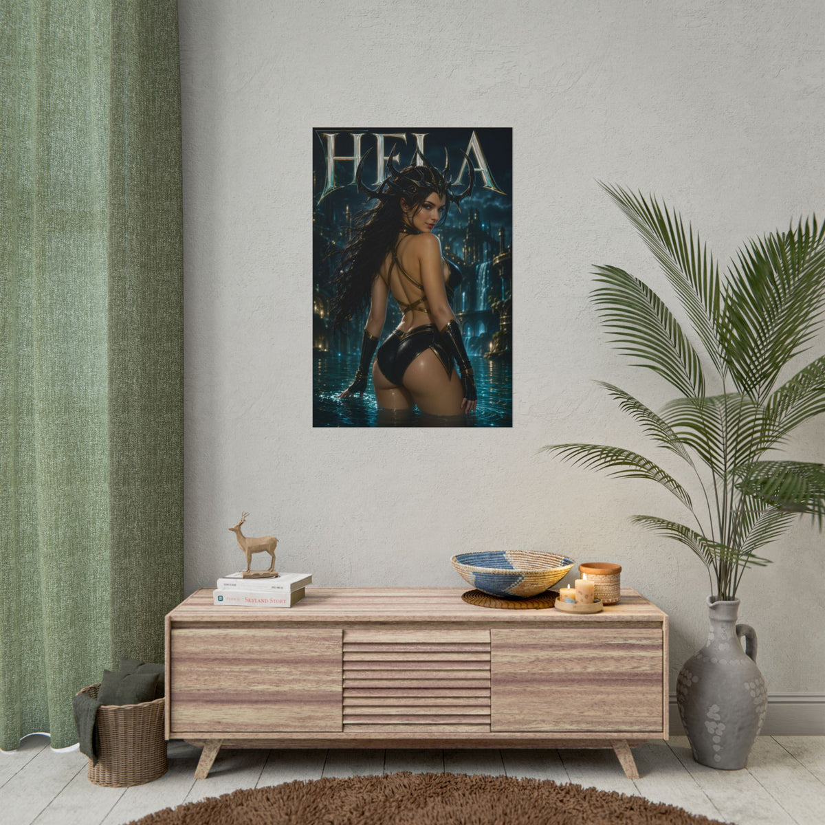 Hela Comic Poster Character Wall Art Collector Room Decor Art Print