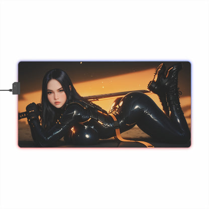 Килимок для столу Tachy Stellar Blade – світлодіодний RGB-підкладка, ігровий комплект для дівчат з аніме Waifu